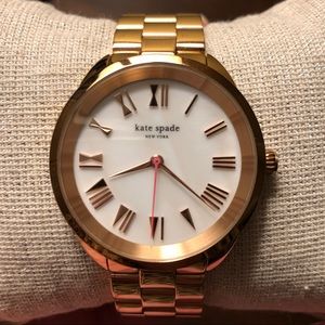 Kate Spade rose gold Crosstown watch